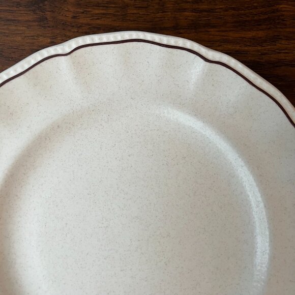 Kensington Staffordshire Handcrafted England Ironstone 4 Salad Plates - Picture 4 of 7